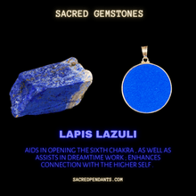 Load image into Gallery viewer, Om Sahasrara - Sacred Geometry Gemstone Pendant