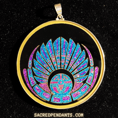 EXTRA LARGE - Mayan Headdress - Sacred Pendants