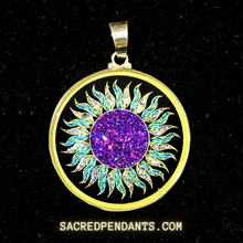 Load image into Gallery viewer, Manipura Chakra - Sacred Geometry Gemstone Pendant