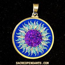 Load image into Gallery viewer, Manipura Chakra - Sacred Geometry Gemstone Pendant