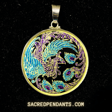 Phoenix Rising - Sacred Geometry Gemstone Pendant