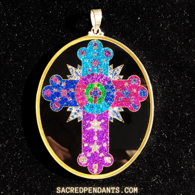 ROSE-CROSS-SACRED-GEOMETRY-GEMSTONE-PENDANT