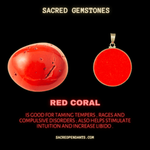 Load image into Gallery viewer, Red Coral Pendant