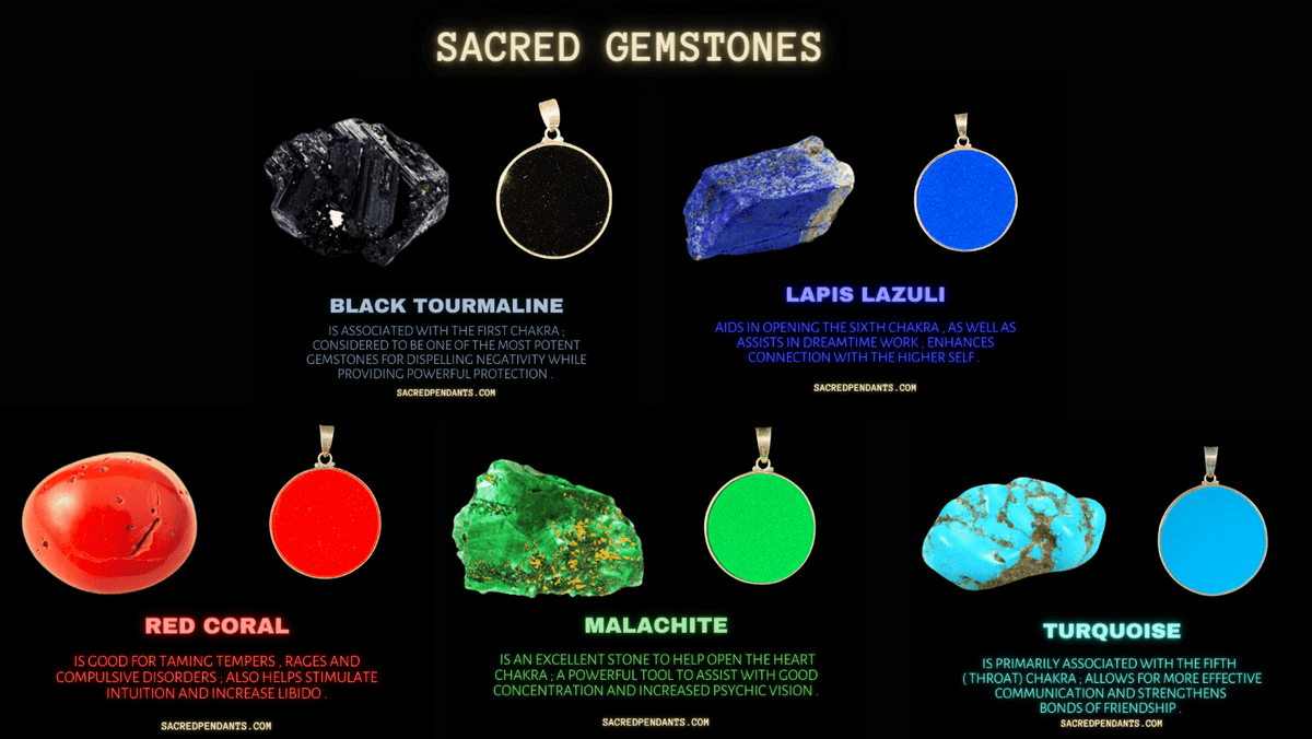 Julius Set Limited Edition -Sacred Geometry Gemstone Pendant - Crystal ...