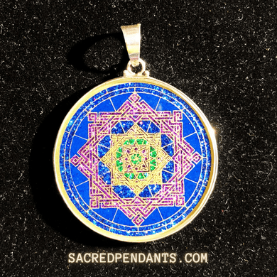 Star of Lakshmi - Sacred Geometry Gemstone Pendant