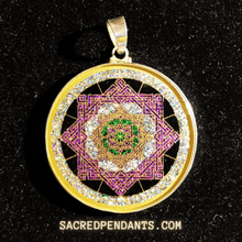 Load image into Gallery viewer, Star of Lakshmi - Sacred Geometry Gemstone Pendant