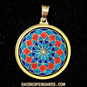 Tube Torus - Sacred Geometry Gemstone Pendant