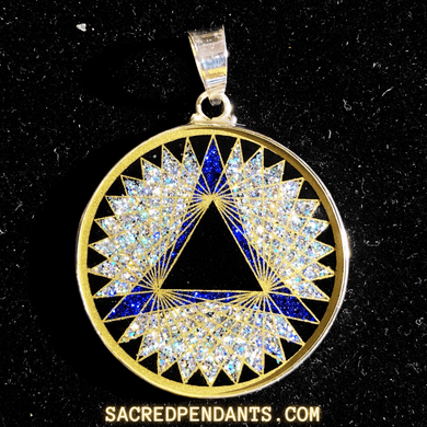 Trinity - Sacred Geometry Gemstone Pendant