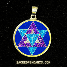 Load image into Gallery viewer, MerKaBa - Sacred Geometry Gemstone Pendant