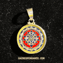 Load image into Gallery viewer, MINI Sri Yantra - Sacred Pendants